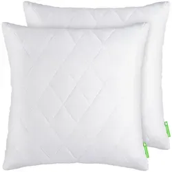 Gentle North Microfaserkissen 2er Set - 80x80 cm, waschbar und allergikerfreundlich, ideal für Seitschläfer und Rückenschläfer