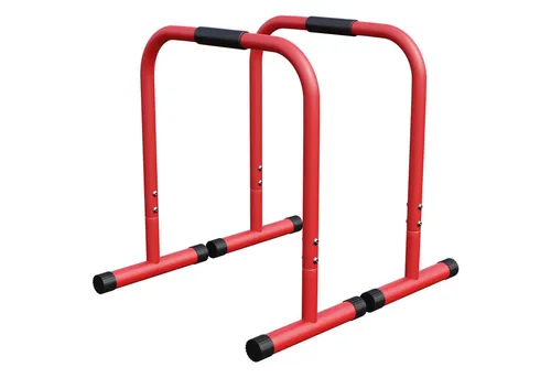 GORILLA SPORTS® Dip Barren Set - Rutschfest & Stabil - Trainieren Sie effektiv mit unserem 2er Set Dip Barren, ausgestattet mit rutschfesten Griffen und bodenschonenden Kappen. Ideal für Calisthenics und Fitness, leicht transportierbar und langlebig.