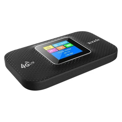 Tenda 4G185 V4.0 4G LTE Mobiler WLAN-Router - Router mit WiFi-6-Technologie für ultraschnelle 4G LTE-Verbindungen, ideal für unterwegs und für bis zu 32 Geräte.