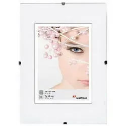 Rahmenloser Bildhalter 10x15 Normalglas - Foto & Camcorder, eleganter rahmenloser Design für klare Sicht auf Ihre Bilder