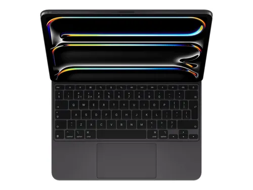 Apple Magic Keyboard - Tastatur und Foliohülle - mit Trackpad - hinterleuchtet - Apple Smart connector - QWERTY - GB - Schwarz - für 13-inch iPad Pro (M4)
