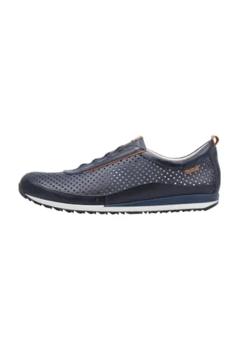Pikolinos Liverpool Sneakers aus Leder für Männer in Azul - Herren-Sneaker mit hochwertigem Leder-Obermaterial und sommerlicher Perforierung, ideal für Job und Freizeit – für ein angenehmes Tragegefühl sorgt der bequeme Materialmix und die Synthetik-Laufsohle.