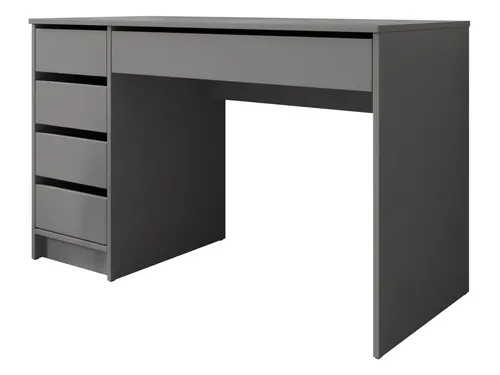 Mirjan24 Schreibtisch Ada - 5 Universale Schubladen - Kinderschreibtisch mit feuchtigkeitsbeständiger Laminatplatte und flexibler Schubladenmontage, ideal für Schüler und Home Office.