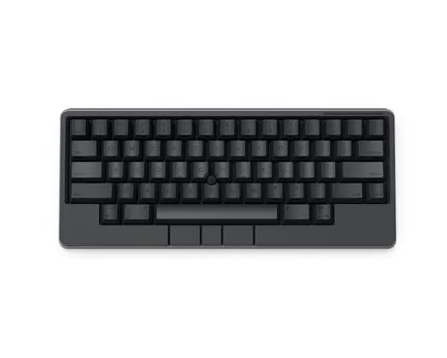 HHKB - Happy Hacking Keyboard Studio (Bluetooth, Kabellose oder kabelgebunden mit USB-C, Geräuschlos, Mac, Windows, Holzkohlenschwarz/Bedruckte Tastenkappen)