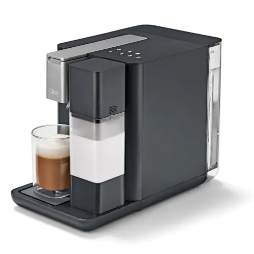 Tchibo Qbo MILK MASTER Premium Kapselmaschine - 1-Tassen-Kaffeemaschinen mit abnehmbarem 300ml Milchtank für perfekten Milchschaum und energiesparender Abschaltautomatik – der Genuss auf Knopfdruck!