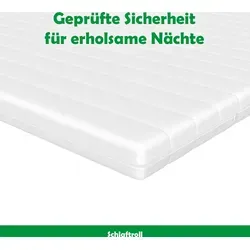 Kaltschaum-Topper 80x190 - Optimaler Schlafkomfort - Visco-Matratzenauflage für besten Schlafkomfort. Ergonomische Anpassung und hervorragende Luftzirkulation sorgen für ein angenehmes Schlafklima. Ideal für alle Matratzen und einfach zu reinigen.