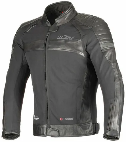 BÜSE Ferno Damen-Lederjacke, Schwarz, Größe 80 - Stylische Motorradjacke aus hochwertigem Leder, ideal für Fahrten bei jedem Wetter und mit optimalem Tragekomfort.
