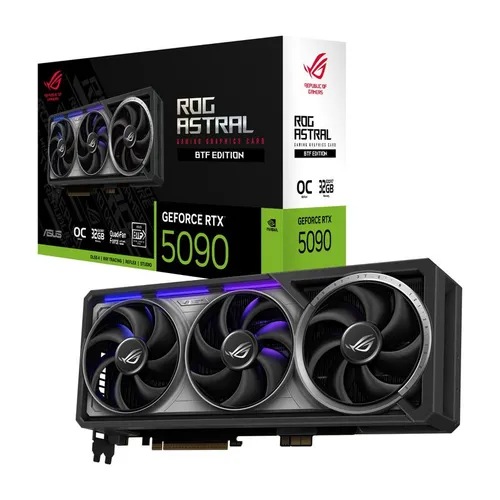 ASUS ROG ASTRAL RTX 5090 32GB Gaming - Grafikkarten mit 32GB VRAM für ultimatives Gaming-Erlebnis und höchste Leistung in modernen Spielen.
