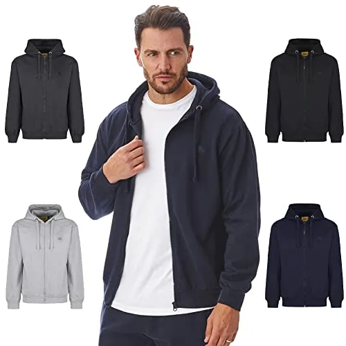 Iron Mountain IMSWT204 Mens Reclaimed Garn Eco Friendly Anti Pil Flexible Bequeme Soft-Fleece-Kapuzenoberteil, Marine, L