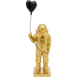 Kare Design Deko Figur Balloon Astronaut - Sammlerfigur aus handgearbeitetem Polyresin, 41 cm groß und einzigartig, verleiht jedem Raum eine besondere Note – perfekt für Kunstliebhaber und Sammler.