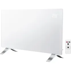NEO TOOLS Heizpaneel Konvektorheizung WIFI 1500 W - Modernes Design & Smart Steuerung - Elektroheizung mit 1500 W Leistung, IP24, aus gehärtetem Glas. Genießen Sie geräuschlose Wärme und einfache Steuerung via LED-Touchscreen oder Smartphone-App. Ideal für gut isolierte Räume.