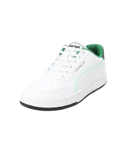 Sneaker PUMA "Porsche Legacy Caven 2.0", Gr. 42.5, grün - Sneaker für Erwachsene mit nostalgischem 80er-Jahre Vibe, SOFTFOAM+ Dämpfung für ganztägigen Komfort und einzigartiger Basketball-Silhouette.