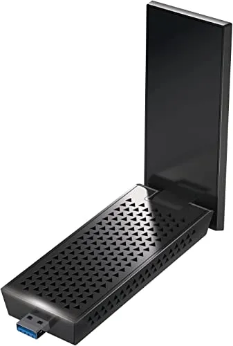 Netgear A7000-100PES NIGHTHAWK AC1900 WLAN USB ADAPTER - USB-WLAN-Adapter mit bis zu 1300 Mbps, ideal für schnelles Streaming und Gaming, unterstützt Dual-Band und Beamforming für optimale Verbindung.