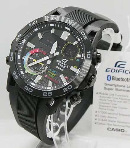 Casio Watch ECB-40MP-1AEF - Analog-Digital Armbanduhr, mit Alarm und Stoppuhr, ideal für den aktiven Lebensstil