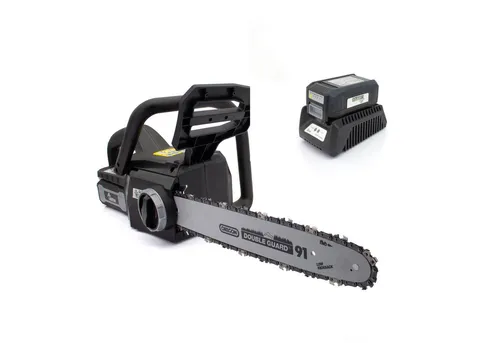 Mr. Gardener Akku-Kettensäge 40V 4038-2 Li - Sägen - Leistungsstarke 40V Akku-Kettensäge mit 35 cm Schwertlänge, ideal für schnelle und effiziente Holzarbeiten, inkl. 2,5Ah Akku und Ladegerät.