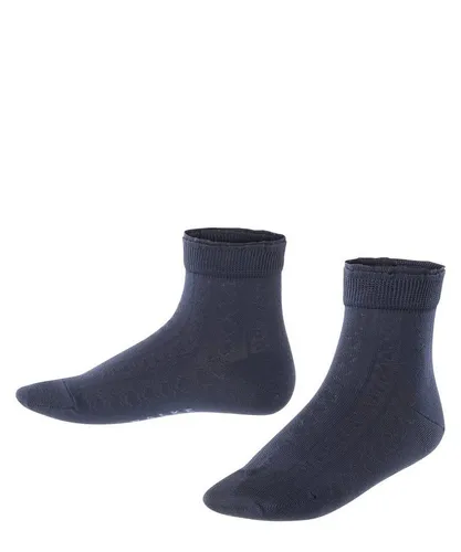 FALKE Unisex Kinder Socken Romantic Net K So Baumwolle, Blau Marine 6120 - Hochwertige Sportsocken aus weicher Baumwolle mit Herz- und Netzmotiv, ideal für jeden Tag und besondere Anlässe; sorgt für hohen Tragekomfort und rutschfreie Passform.