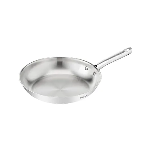 Tefal Duetto On Bratpfanne 20 cm - Pfanne mit unbeschichteter Innenfläche für knusprige Bratergebnisse, ideal für alle Herdarten, inkl. Induktion. Ergonomischer Komfort-Griff für sicheres Handling.