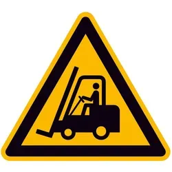 SafetyMarking Warnschild, Folie Flurförderzeuge SL200mm
