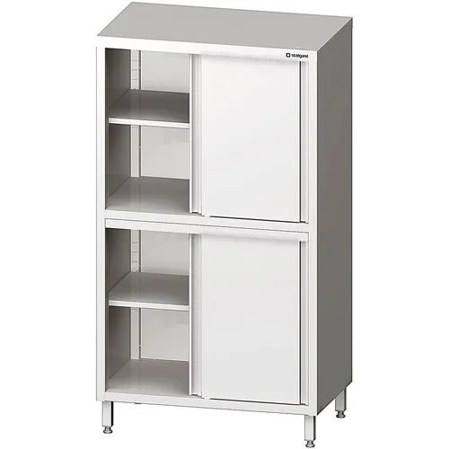 Hochschrank mit Schiebetüren, 1100x600x1800 mm, mit zwei Schrankräumen, verschwe