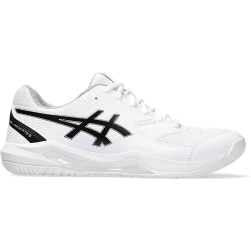 Asics GEL-DEDICATE 8 Tennisschuh Multi Court weiß 42 EU - Tennisschuhe für Multi Court, mit atmungsaktivem Obermaterial und GEL-Dämpfung für hohen Komfort. Ideal für anspruchsvolle Spieler.
