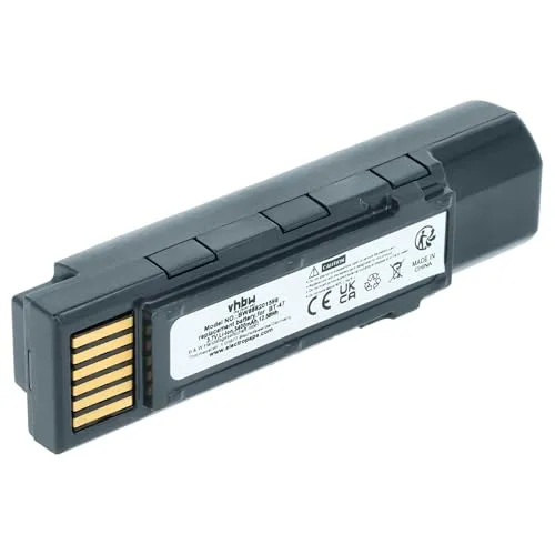 vhbw Akku Ersatz für Datalogic BT-47, RBP-GM45, TW18050652, 128004721 für Barcodescanner POS (3400mAh, 3,7V, Li-Ion)