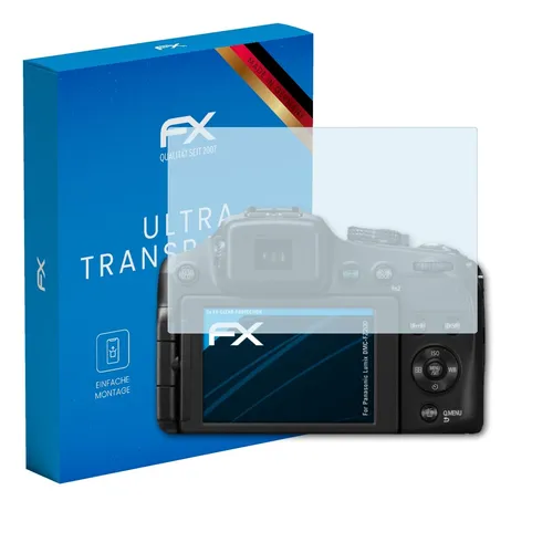 atFoliX 3x Displayschutzfolie für Panasonic Lumix DMC-FZ200 Schutzfolie klar