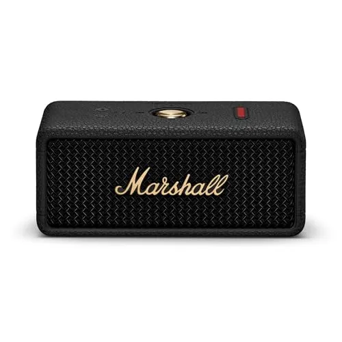 Marshall Emberton III Tragbarer Bluetooth Lautsprecher - Tragbarer Bluetooth-Lautsprecher mit IP67 Schutz, über 32 Stunden Spielzeit und legendärem Marshall Sound für perfekte Klangerlebnisse überall.