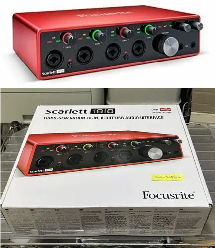 Focusrite Scarlett 18i8 3rd Gen USB Audio Interface with Pro Tools First