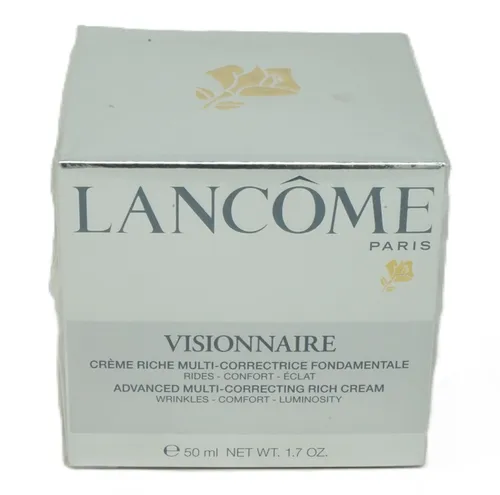 Lancôme Visionnaire Correcting Rich Cream 50 ml - Luxuriöse Grundierung mit Anti-Aging-Effekt, ideal für eine strahlende und glatte Haut.