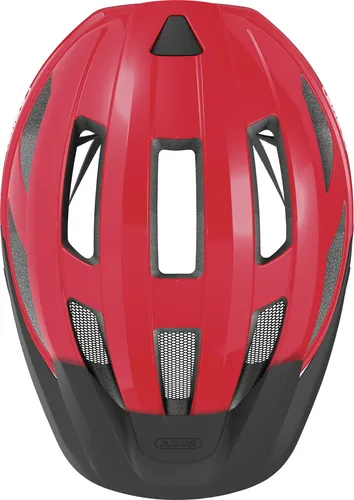Abus MACATOR Rennrad-Helm blaze red S - Größe S (51-55 cm), sicherer Schutz und sportliches Design für Rennradfahrer