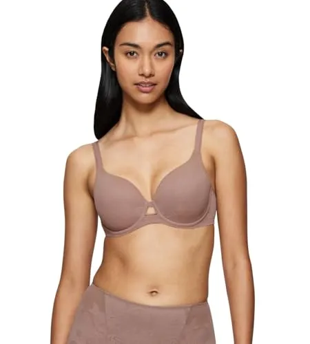 Triumph Wild Rose Sensation BH für Damen, Braun (Chocolate Mousse), 85D - Eleganter Büstenhalter mit zarter Spitze, bietet perfekten Halt und Tragekomfort für den Alltag.