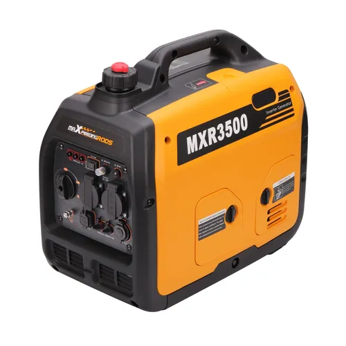 Stromerzeuger Inverter 3000 Watt – Tragbarer Benzin Generator - Kompakter 3000 Watt Inverter Generator mit 2 x 230 V Anschlüssen. Ideal für Baustellen und Home Backup. Geräuscharm und leichtgewichtig für einfache Handhabung.