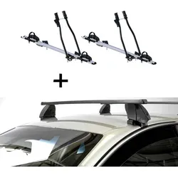 Fahrradträger SAGITTAR Set für Suzuki Swift VI (5Türer) ab 17 - Fahrradträger Set für Suzuki Swift VI (5Türer) ab 17, inklusive Dachträger für bis zu 2 Fahrräder, einfache Montage und geeignet für alle Fahrradtypen.