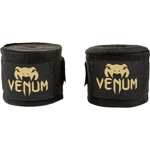 Venum Kontakt Boxbandagen - Schwarz-Gold - 4m