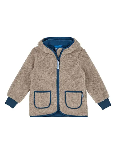 finkid Fleecejacke "Makea" in Beige, Größe 110/120 - Beige Fleecejacke "Makea" von finkid für Babys in Größe 110/120. Wärmespeichernd und atmungsaktiv, mit Kapuze und elastischen Ärmelabschlüssen für optimalen Tragekomfort.