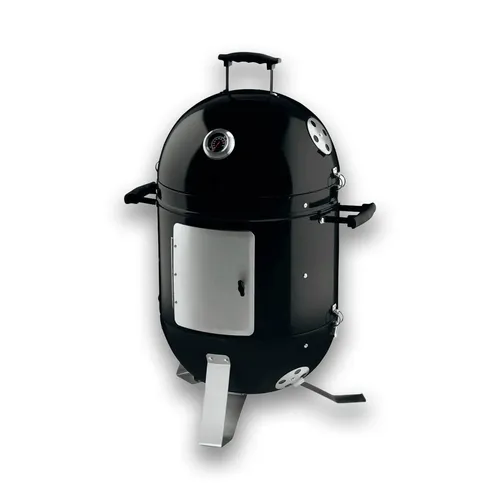 Räucherofen 3 in1 BBQ Grillen - Räuchern, Smoker Grill Tonne mit Thermometer - Grills: Vielseitiger Räucherofen aus Stahl mit integriertem Thermometer für perfekte Grill- und Räucher-Ergebnisse. Ideal für BBQ-Liebhaber!