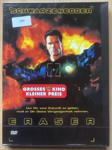 Eraser - Actionfilm mit Arnold Schwarzenegger - DVD Snap Case Rarität NEU & OVP