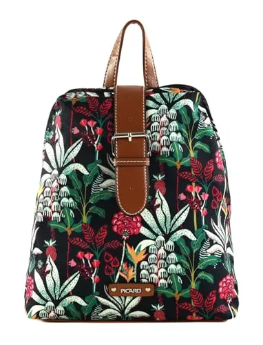 PICARD Sonja Jungle Freizeitrucksack Damen - Stylischer Freizeitrucksack in buntem Jungle-Design, verstellbare Träger für optimalen Komfort, ideal für Damen, aus robustem 100% Polyester gefertigt.