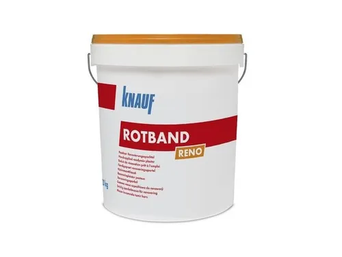 Knauf Renovierungsspachtel Rotband Reno 20 kg - Mörtel, Putz, Zement & Gips - Hochwertige Spachtelmasse für perfekte Innenrenovierungen, schnell und einfach anwendbar.
