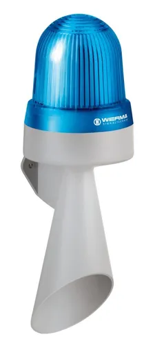 Werma LED-Hupe WM Dauerton 43550075 - Sonstige Signalgeber mit 108 dB Lautstärke und IP65 Schutz. Ideal für Decken- oder Wandmontage, bietet zuverlässige akustische und optische Signalisierung.