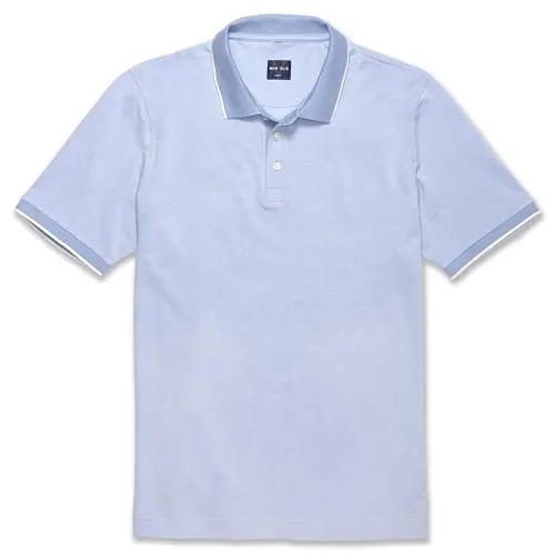 Marvelis Herren Polo-Shirt Kurzarm 641632 Oxford in XL - Stylisches Herren Polo-Shirt im Oxford-Muster, ideal für Freizeit und Büro. Pflegeleicht und bequem, perfekt für jeden Tag.
