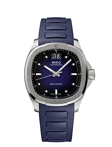 MIDO Multifort TV Big Date M0495261704100 Herren Automatikuhr - Armbanduhren für Herren mit elegantem Edelstahlgehäuse und kratzfestem Saphirglas, ideal für stilbewusste Männer.