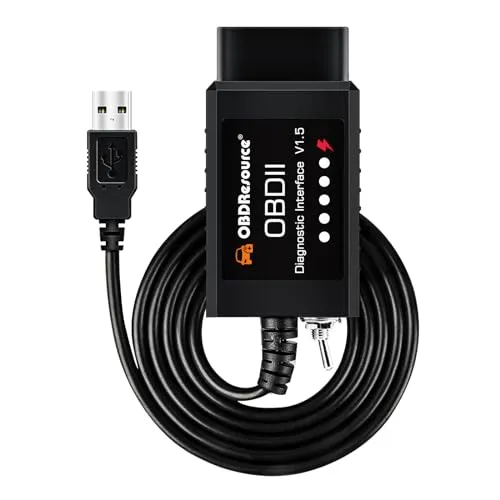 FORScan OBD2-Adapter, OBD2 Diagnosegerät, Auto Diagnosegerät für Alle Auto mit Ms-Can Hs-Can-Schalter für Die Diagnose von Pkw- Und Light, Truck-Codelesern für Ford F150 F250 Nur Unter Windows