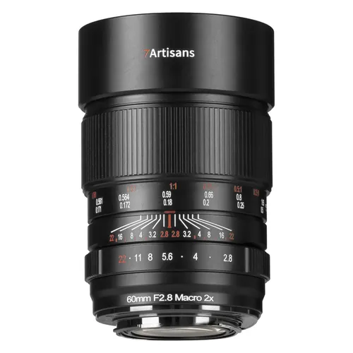 7Artisans 60mm f2,8 Macro 2X für Sony E - Kamera- & Video-Objektive mit exzellenter Schärfe und beeindruckendem Bokeh, ideal für Makro- und Porträtfotografie.
