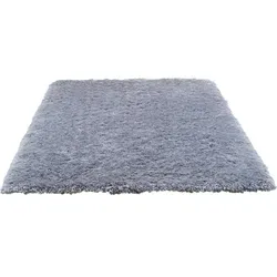TOM TAILOR HOME Hochflor-Teppich Flocatic, grau, 120 cm x 180 cm - Rechteckiger Hochflor-Teppich für ein gemütliches Zuhause. Mit seiner super weichen Oberfläche sorgt er für ein angenehmes Raumgefühl im Wohnzimmer oder Schlafzimmer.