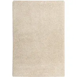 Steffensmeier Hochflor Teppich Twilight - Creme 6926, 200x200 cm - Hochwertiger Teppich für das Wohnzimmer mit 50 mm dickem elastischen Flor und 3900 g/m² Polypropylen, schadstoffgeprüft und strapazierfähig für langanhaltende Freude.