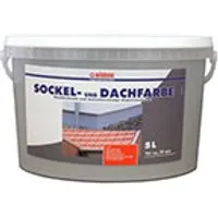 Wilckens Sockelfarbe & Dachfarbe 5L - Steingrau - Lacke für Außenanwendungen, UV-beständig und scheuerbeständig, ideal für langlebigen Schutz und ansprechende Optik.