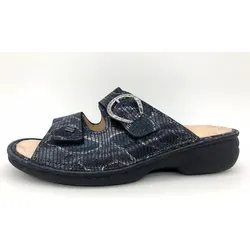 Finn Comfort mumbai/marine/teyus Damen Pantolette in Blau, Größe 39 - Blau - 39