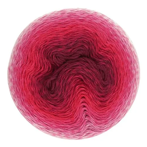 Scheepjes Whirl 1x1000m - 555 Forbidden Fuchsia, Baumwolle und Acryl, Strick- und Häkelgarn