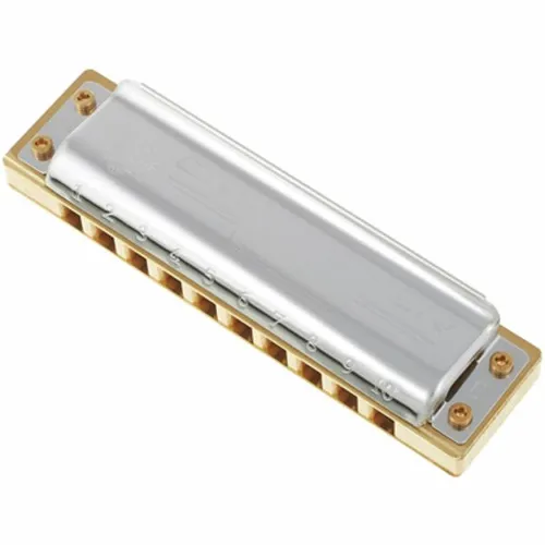 Hohner Marine Band Crossover A-Dur - Diatonische Mundharmonika mit 20 Tönen, wasserabweisendem Bambus-Kanzellenkörper und extrem luftdichter Bauweise für klare Ansprache – ideal für Blues, Rock, Jazz und Funk.